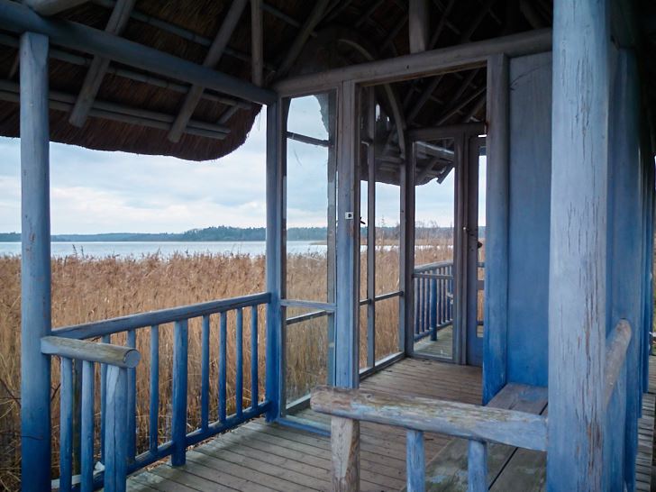 Meditationshuset vid Östersjöns strand