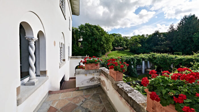 Trappan vid den italienska trädgården på Solliden